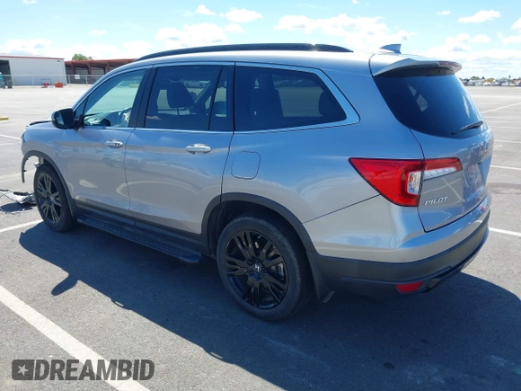 2021 Honda Pilot Special Edition with VIN 5FNYF6H27MB094704, listed as a IAAI auction lot 41953899 with 55,462 mi miles and . Bid and sale history available at DreamBid. Image 3.