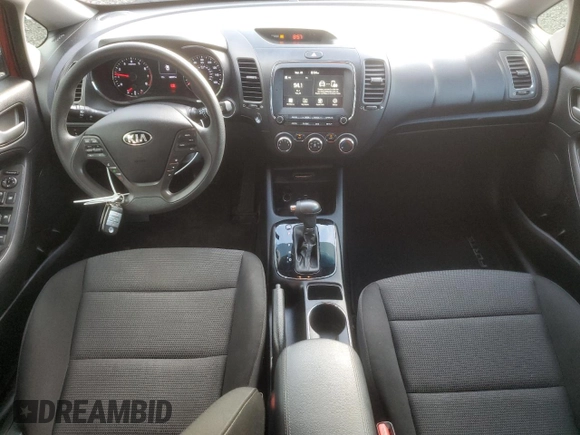 2017 Kia Forte LX with VIN KNAFK5A81H5715449, listed as a Copart auction lot 72046204 with 66,997 mi miles and Salvage Title. Bid and sale history available at DreamBid. Image 8.