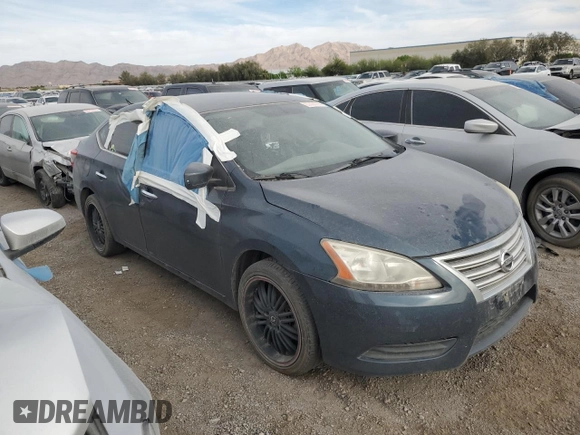 2013 Nissan Sentra SV with VIN 3N1AB7AP7DL726467, listed as a Copart auction lot 87494114 with Not Provided miles and Salvage Title. Bid and sale history available at DreamBid. Image 4.