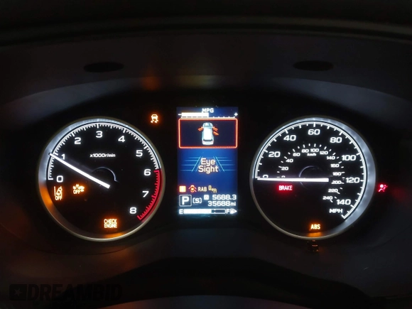 2019 Subaru Forester Limited with VIN JF2SKAUC3KH526772, listed as a IAAI auction lot 41769522 with 35,688 mi miles. Bid and sale history available at carsss.com. Image 7.