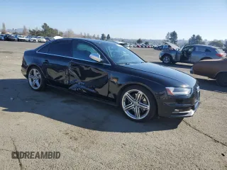 2015 Audi S4 Premium Plus with VIN WAUBGAFL8FA004955, listed as a Copart auction lot 42981035 with 101,035 mi miles and Salvage Title. Bid and sale history available at carsss.com. Image 4.