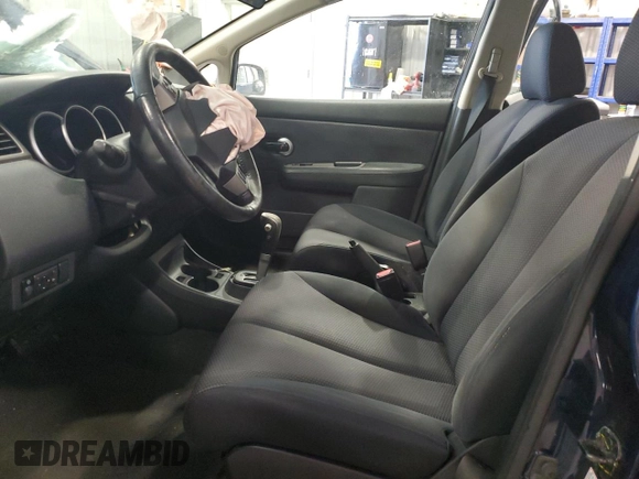 2009 Nissan Versa 1.8 SL with VIN 3N1BC11EX9L352876, listed as a Copart auction lot 45684175 with 252,113 mi miles and Salvage Title. Bid and sale history available at carsss.com. Image 7.