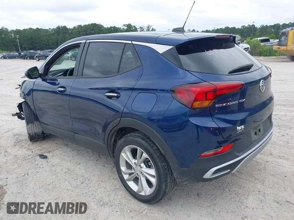 2023 Buick Encore GX Preferred with VIN KL4MMBS23PB034586, listed as a IAAI auction lot 42342330 with 12,272 mi miles and . Bid and sale history available at DreamBid. Image 3.