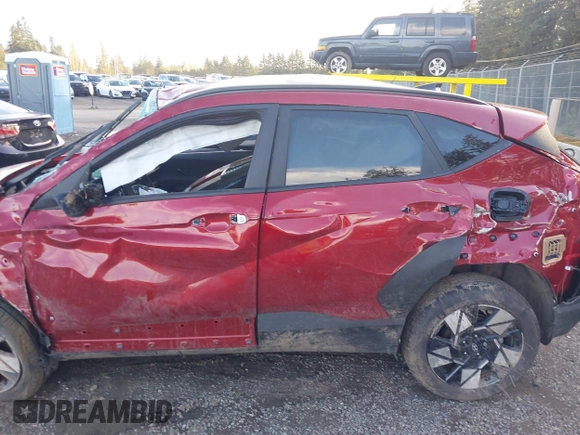 2025 Hyundai Kona SEL Convenience with VIN KM8HCCABXSU260201, listed as a IAAI auction lot 41733277 with Not Provided miles and . Bid and sale history available at carsss.com. Image 14.