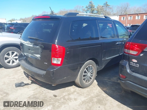 2012 Kia Sedona EX with VIN KNDMH4C72C6426073, listed as a IAAI auction lot 41716847 with 158,531 mi miles. Bid and sale history available at carsss.com. Image 4.
