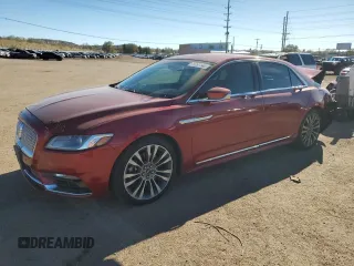 2017 Lincoln Continental Reserve with VIN 1LN6L9NP9H5609285, listed as a Copart auction lot 79767144 with 60,374 mi miles and Salvage Title. Bid and sale history available at carsss.com. Image 1.