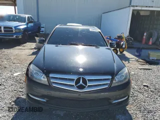 2011 Mercedes-Benz C with VIN WDDGF5EB1BR133861, listed as a Copart auction lot 53059035 with 81,218 mi miles and Salvage Title. Bid and sale history available at carsss.com. Image 5.