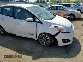 2017 Ford C-Max Energi Titanium with VIN 1FADP5FU1HL106901, listed as a Copart auction lot 51424934 with 0 mi miles. Bid and sale history available at carsss.com. Image 11.