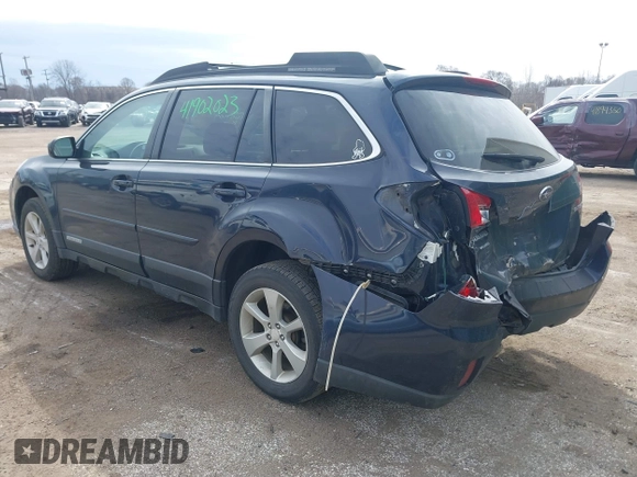 2012 Subaru Outback 2.5i Prem with VIN 4S4BRCCC8C3231183, listed as a IAAI auction lot 41902023 with 193,180 mi miles. Bid and sale history available at carsss.com. Image 3.