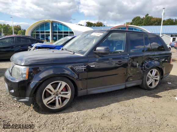 2013 Land Rover Range Rover Sport SC with VIN SALSH2E49DA768349, listed as a Copart auction lot 74351494 with 102,643 mi miles and Salvage Title. Bid and sale history available at carsss.com. Image 1.