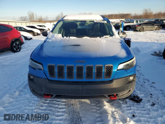 2019 Jeep Cherokee Trailhawk Elite with VIN 1C4PJMBN7KD281186, listed as a Copart auction lot 88060405 with 110,268 mi miles and Clean title. Bid and sale history available at DreamBid. Image 5.
