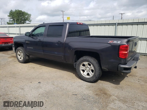 2015 Chevrolet Silverado 1500 LT with VIN 3GCUKREC0FG509688, listed as a Copart auction lot 54199185 with 0 mi miles and Salvage Title. Bid and sale history available at carsss.com. Image 2.