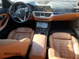 2019 BMW 3 Series 330i with VIN WBA5R1C53KFH14472, listed as a Copart auction lot 42434245 with Not Provided miles and Salvage Title. Bid and sale history available at DreamBid. Image 8.