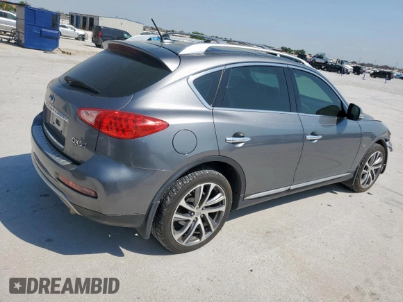 2017 Infiniti QX50 with VIN JN1BJ0RR2HM411012, listed as a Copart auction lot 53279625 with 60,156 mi miles and Salvage Title. Bid and sale history available at DreamBid. Image 3.