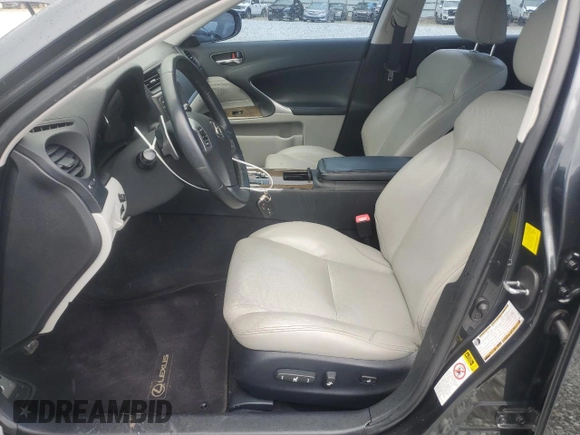 2011 Lexus IS 250 with VIN JTHBF5C22B5144946, listed as a Copart auction lot 52593265 with 97,088 mi miles and Salvage title. Bid and sale history available at DreamBid. Image 7.