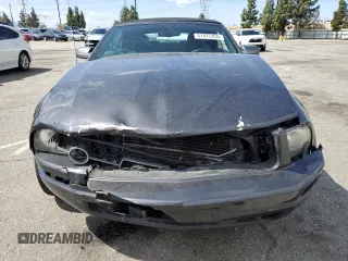 2007 Ford Mustang Deluxe with VIN 1ZVHT84N775242583, listed as a Copart auction lot 51477205 with Not Provided miles and Salvage Title. Bid and sale history available at carsss.com. Image 5.