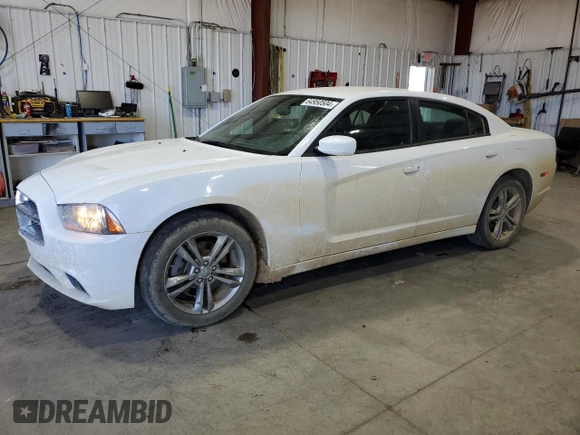2014 Dodge Charger SXT Plus with VIN 2C3CDXJG4EH264500, listed as a Copart auction lot 64950504 with 156,850 mi miles and Salvage Title. Bid and sale history available at carsss.com. Image 1.