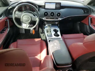 2022 Kia Stinger GT1 with VIN KNAE45LC8N6105917, listed as a Copart auction lot 49444555 with 26,089 mi miles and Salvage Title. Bid and sale history available at DreamBid. Image 8.