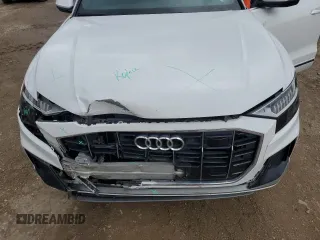2021 Audi Q8 Premium Plus z VIN WA1EVAF18MD004657, wystawiony jako Copart lot #45008865 z przebiegiem 42 489 mil mil oraz Szkody całkowita. Historia ofert i sprzedaży dostępna na DreamBid. Obrazek 12.