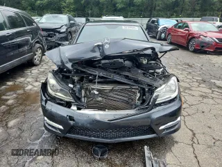 2012 Mercedes-Benz C 250 Sport with VIN WDDGF4HBXCA615122, listed as a Copart auction lot 59189945 with 104,137 mi miles and Salvage title. Bid and sale history available at DreamBid. Image 5.