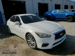 2018 Infiniti Q50 2.0t LUXE with VIN JN1CV7APXJM241371, listed as a Copart auction lot 44465285 with NaN miles and Salvage Title. Bid and sale history available at carsss.com. Image 11.