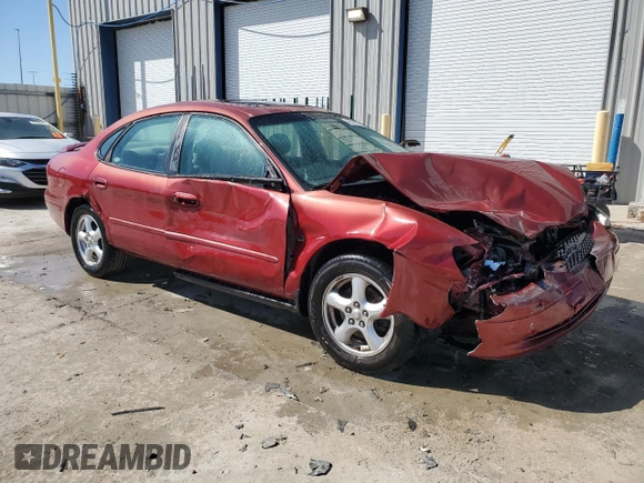 2002 Ford Taurus SES Standard with VIN 1FAFP55S92A191112, listed as a Copart auction lot 48329055 with 238,135 mi miles and Salvage Title. Bid and sale history available at carsss.com. Image 4.