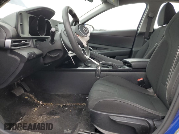 2021 Hyundai Elantra SEL with VIN 5NPLM4AG9MH018798, listed as a Copart auction lot 86608574 with 75,958 mi miles and Salvage Title. Bid and sale history available at carsss.com. Image 7.