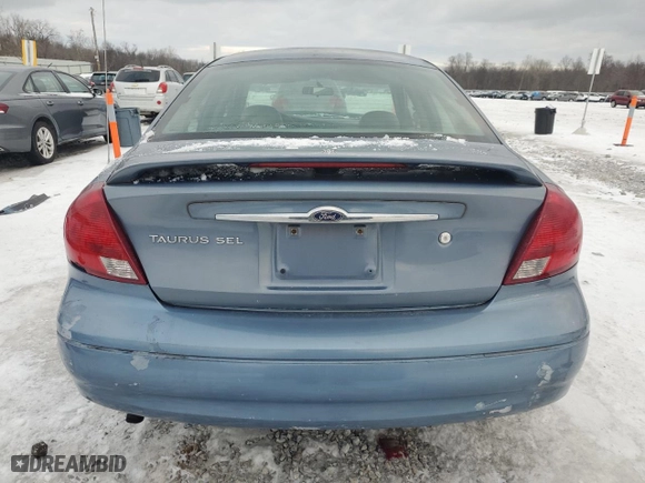 2001 Ford Taurus SEL with VIN 1FAFP56S41A279451, listed as a Copart auction lot 42605185 with 132,408 mi miles and Salvage Title. Bid and sale history available at carsss.com. Image 6.