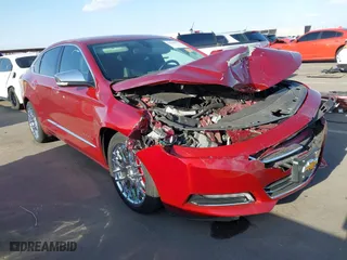 2018 Chevrolet Impala Premier with VIN 2G1125S32J9124693, listed as a IAAI auction lot 41939632 with 53,288 mi miles. Bid and sale history available at carsss.com. Image 1.