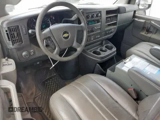 2020 Chevrolet Express Cargo with VIN 1GCWGAFP3L1256261, listed as a Copart auction lot 63351035 with 166,315 mi miles and Clean title. Bid and sale history available at DreamBid. Image 8.