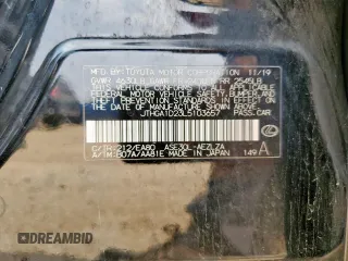 2020 Lexus IS 300 F Sport with VIN JTHGA1D23L5103657, listed as a Copart auction lot 57443255 with 95,782 mi miles and Salvage title. Bid and sale history available at DreamBid. Image 13.