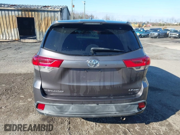 2019 Toyota Highlander LE with VIN 5TDBZRFH0KS960077, listed as a IAAI auction lot 41222178 with 125,800 mi miles and . Bid and sale history available at DreamBid. Image 16.