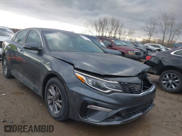 2020 Kia Optima LX with VIN 5XXGT4L34LG425064, listed as a IAAI auction lot 41811003 with 125,619 mi miles and . Bid and sale history available at carsss.com. Image 1.