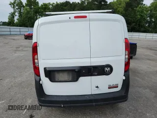 2021 Ram ProMaster City Cargo Tradesman with VIN ZFBHRFAB5M6T49995, listed as a Copart auction lot 58478405 with 86,748 mi miles and Salvage title. Bid and sale history available at DreamBid. Image 6.