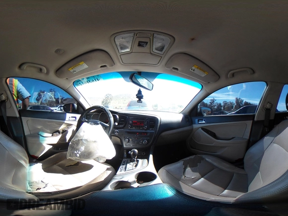 2013 Kia Optima EX with VIN 5XXGN4A7XDG128799, listed as a IAAI auction lot 41631612 with 191,124 mi miles. Bid and sale history available at carsss.com. Image 18.