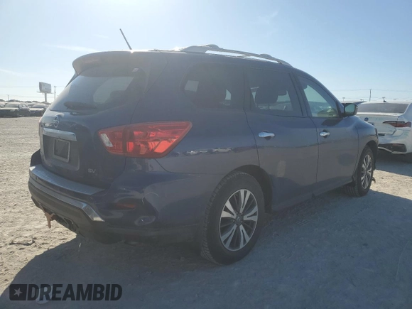 2017 Nissan Pathfinder Platinum with VIN 5N1DR2MN5HC641403, listed as a Copart auction lot 41779925 with 64,242 mi miles and Salvage Title. Bid and sale history available at carsss.com. Image 3.
