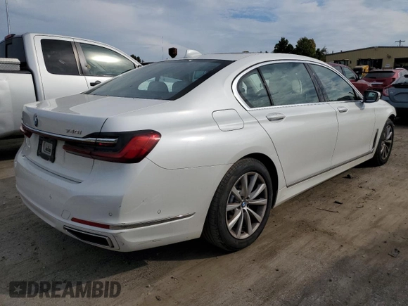 2021 BMW 7 Series 740i xDrive с VIN WBA7T4C00MCG02720, выставлен на аукционе Copart как лот 72033844 с пробегом 29 767 миль миль и Списание • Salvage title. История ставок и продаж доступна на DreamBid. Изображение 3.