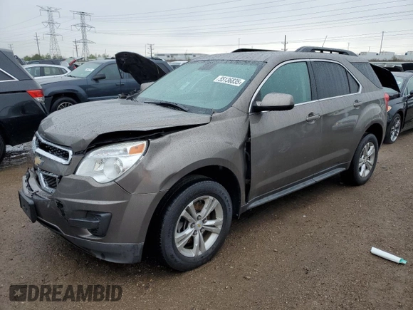 2012 Chevrolet Equinox 1LT z VIN 2GNALDEK6C6385807, wystawiony jako Copart lot #55136835 z przebiegiem 143 451 mil mil oraz Szkody całkowita. Historia ofert i sprzedaży dostępna na DreamBid. Obrazek 1.