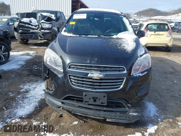 2016 Chevrolet Trax LS with VIN KL7CJNSB9GB600288, listed as a IAAI auction lot 41614215 with 73,486 mi miles. Bid and sale history available at carsss.com. Image 6.