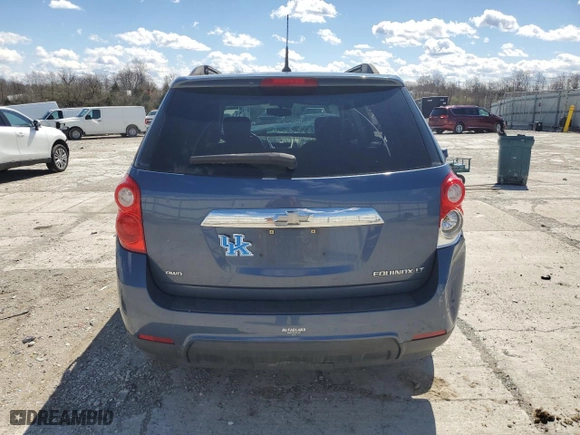 2011 Chevrolet Equinox LT w/1LT with VIN 2CNFLEEC8B6400055, listed as a Copart auction lot 47366925 with 160,252 mi miles and Salvage Title. Bid and sale history available at carsss.com. Image 6.