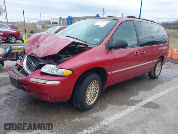 1998 Chrysler Town & Country LXi with VIN 1C4GP64L8WB589426, listed as a IAAI auction lot 41535344 with 132,466 mi miles. Bid and sale history available at carsss.com. Image 19.