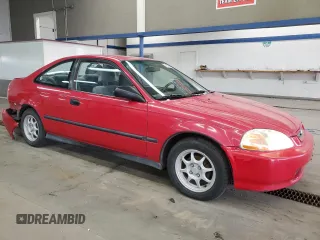 1998 Honda Civic HX with VIN 1HGEJ7128WL101968, listed as a Copart auction lot 51053835 with 297,230 mi miles and Salvage Title. Bid and sale history available at carsss.com. Image 4.