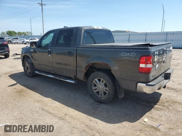 2008 Ford F-150 XLT with VIN 1FTPW14V98FA09278, listed as a Copart auction lot 64949325 with Not provided miles and Salvage title. Bid and sale history available at DreamBid. Image 2.
