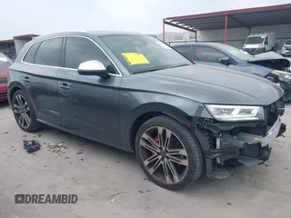 2018 Audi SQ5 Prestige с VIN WA1C4AFY8J2112081, выставлен на аукционе IAAI как лот 42274703 с пробегом 54 305 миль миль и . История ставок и продаж доступна на DreamBid. Изображение 1.