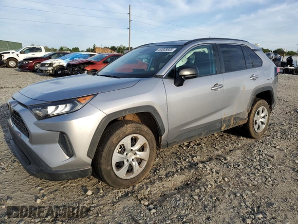 2020 Toyota RAV4 LE with VIN 2T3H1RFV6LC049907, listed as a Copart auction lot 50608605 with 45,296 mi miles and Salvage Title. Bid and sale history available at carsss.com. Image 1.