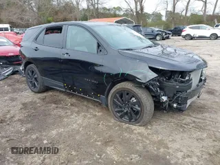 2024 Chevrolet Equinox LS with VIN 3GNAXHEG2RL325955, listed as a IAAI auction lot 41552783 with 12,375 mi miles and . Bid and sale history available at DreamBid. Image 1.