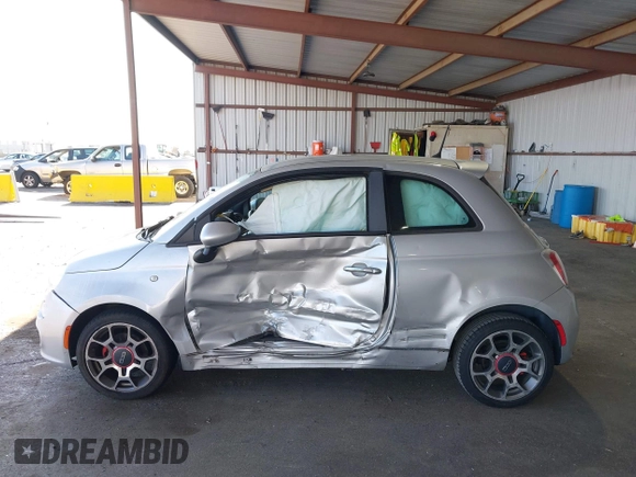 2012 FIAT 500 Sport with VIN 3C3CFFBR5CT357745, listed as a IAAI auction lot 42575343 with 152,112 mi miles and . Bid and sale history available at DreamBid. Image 14.