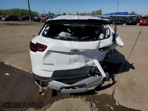 2024 Chevrolet Blazer LT with VIN 3GNKBCR41RS236051, listed as a Copart auction lot 56114425 with 18,269 mi miles and Salvage title. Bid and sale history available at DreamBid. Image 6.
