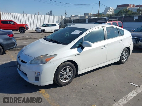 2011 Toyota Prius I with VIN JTDKN3DU6B1342882, listed as a IAAI auction lot 41763788 with 137,120 mi miles. Bid and sale history available at carsss.com. Image 2.