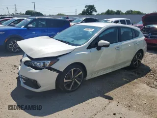 2022 Subaru Impreza Special Sports с VIN 4S3GTAJ60N1714307, выставлен на аукционе Copart как лот 63084904 с пробегом 24 555 миль миль и Списание • Salvage title. История ставок и продаж доступна на DreamBid. Изображение 1.